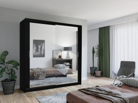 Ormar Lux 203 cm - crni