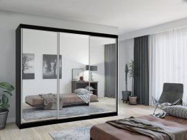 Ormar Lux 250 cm - crni