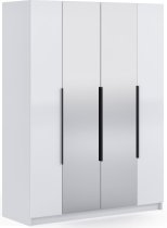 Arkos meble - Ormar s ogledalom Paris 160 cm - bijeli
