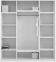 Arkos meble - Ormar s ogledalom Paris 160 cm - bijeli