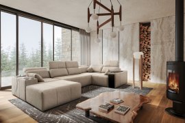 Kutna garnitura u obliku slova U Mindy IV