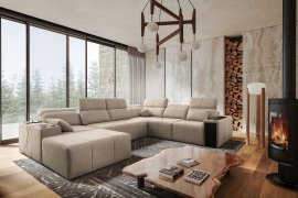 Kutna garnitura u obliku slova U Mindy VIII