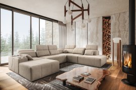 Kutna garnitura u obliku slova U Mindy X