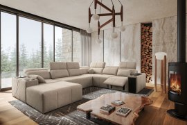 Kutna garnitura u obliku slova U Mindy VIII Mix