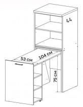Garant - Multifunkcijska kuhinja Sense - 160 cm - antracit/artisan hrast