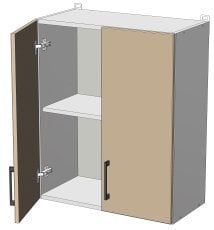 Gornji element Modest - W-70/72 – korpus bijela