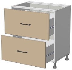 Donji element Modest - LD-(1+1)70/82 – korpus bijela