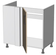 Donji element Kvadris - BCS-80/82/1 - korpus bijeli unicolor