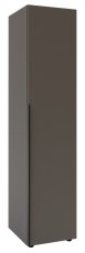 Garderobni jednostruki ormar s policama Solo 1D Sh - grafitno siva