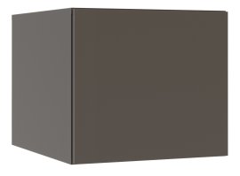 Gornji jednodijelni ormar Solo M1 - grafitno siva