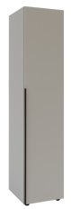 Garderobni jednodijelni ormar s policama Solo 1D Sh - siva