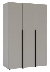 Garderobni trokrilni ormar Solo 3D Sh - siva