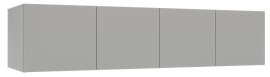 Gornji četverovratni ormar Solo M4 - siva