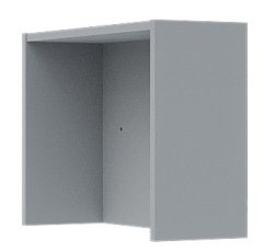 Gornja polica za regal Solo - siva