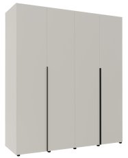 Garderobni četverokrilni ormar Solo 4D T - nimfea alba