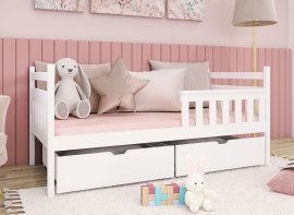 Lano - Dječji krevet Emma - 80x180 cm - Bijela