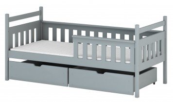 Lano - Dječji krevet Emma - 80x180 cm - Siva