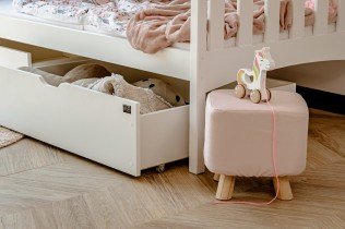 Lano - Dječji krevet Gucio - 80x200 cm - Bijela