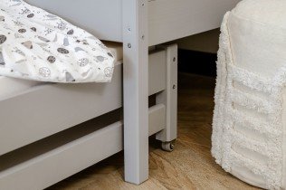 Lano - Dječji krevet s dodatnim ležajem Kaja - 80x160 cm - Sivaa
