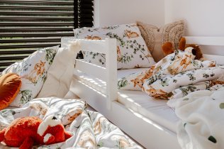 Lano - Dječji krevet s dodatnim ležajem Senso - 80x180 cm - Bijela