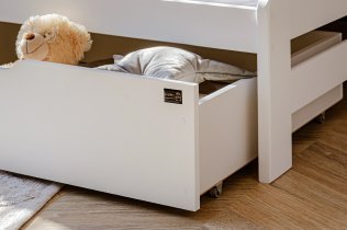 Lano - Dječji krevet s dodatnim ležajem Senso - 80x200 cm - Bijela