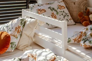 Lano - Dječji krevet s dodatnim ležajem Senso - 90x190 cm - Bijela