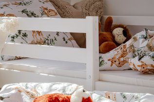 Lano - Dječji krevet s dodatnim ležajem Senso - 90x200 cm - Bijela