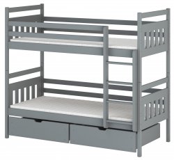 Krevet na kat Adas - 80x180 cm - Sivaa