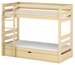 Krevet na kat Aya - 80x180 cm - Bor