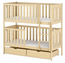 Krevet na kat Dawid - 80x180 cm - Bor