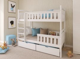 Krevet na kat Harry - 90x200 cm - Bijela