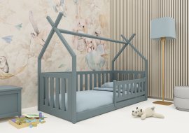 Dječji krevet Bogus - 90x200 cm - sivi