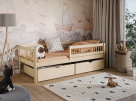 Dječji krevet Edi - 80x180 cm - borovina