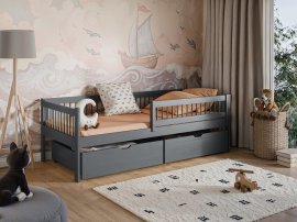 Dječji krevet Edi - 90x200 cm - grafit