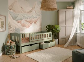 Dječji krevet Gucio - 80x200 cm - maslinasta