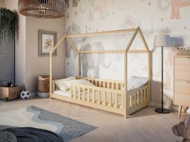 Dječji krevet kućica Noan - 90x200 cm - borovina