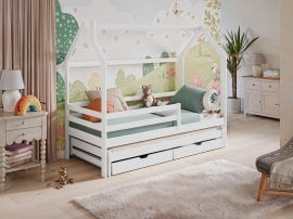 Dječji krevet s dodatnim ležištem Disney - 80x200 cm - bijela