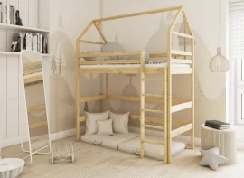 Krevet na kat Gloria - 90x200 cm - bor