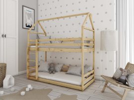 Krevet na kat Axel - 80x180 cm - borovina