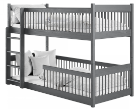 Krevet na kat Boston - 80x180 cm - grafit