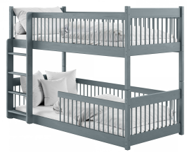 Krevet na kat Boston - 90x200 cm - siva