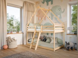 Krevet na kat Sweet - 80x180 cm - borovina