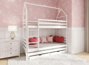 Krevet na kat s dodatnim ležajem Dalia
