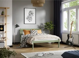 Krevet Teen - 120x200 cm - maslinasta