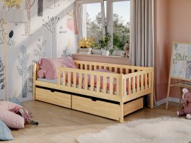 Dječji krevet Antonio - 80x200 cm - bor