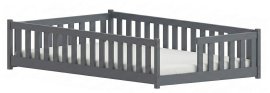 Dječji krevet Ivy - 120x200 cm - grafit