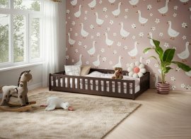 Dječji krevet Ivy - 120x200 cm - tamno čokoladna