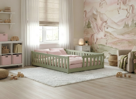 Dječji krevet Ivy - 120x200 cm - maslina