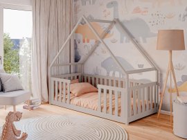 Dječji krevet kućica Bee - 90x200 cm - kašmir