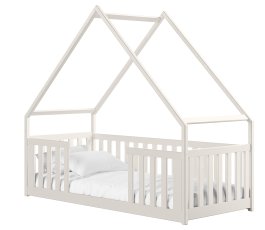 Dječji krevet kućica Bee - 90x190 cm - krem